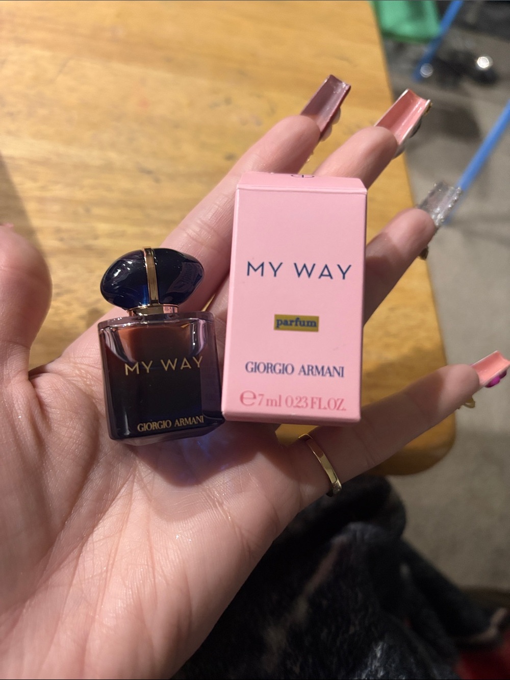 New in box mini giorgio Armani My way parfum bottle